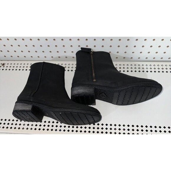Sperry Seaport Storm Womens Leather Waterproof Zip Ankle Boots Booties Size 7 - Picture 5 of 8